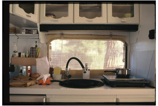 Mobile home kitchen
