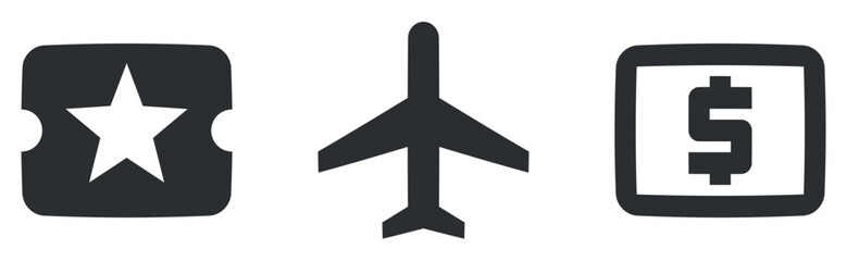 Set of 3 icons Maps. Vector collection thin line Web icon. modern trend in the style. Linear icons set. Thin filled icons pack. UI and UX