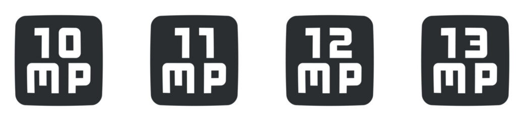 Set of 4 icons Image. Line icons collection. Outline isolated signs. Linear symbols set. Big UI icon set. UI and UX