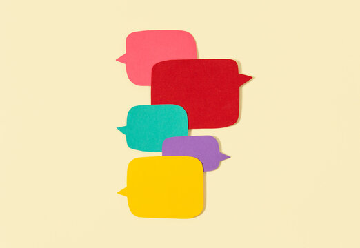 Colorful communication concept