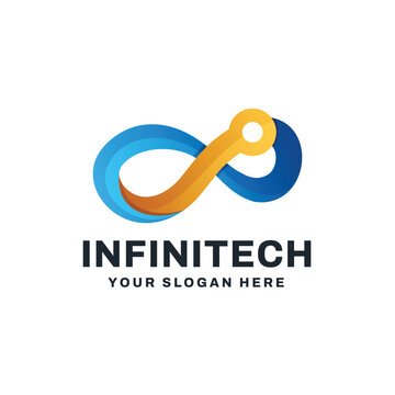 Infinity tech logo with modern concept