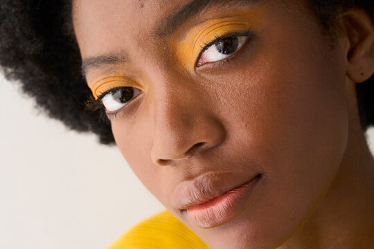 statement eyes looking at camera