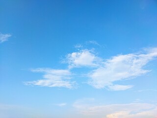 blue sky and clouds