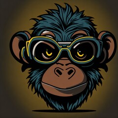 illustration of a monkey nft