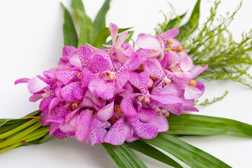Beautiful Thai bouquet orchid flower for pray to Buddha