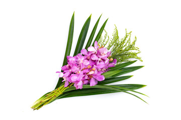 Beautiful Thai bouquet orchid flower for pray to Buddha