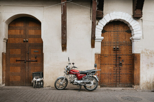 Motorbike in the medina