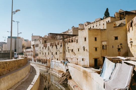 Fes tannery from outside