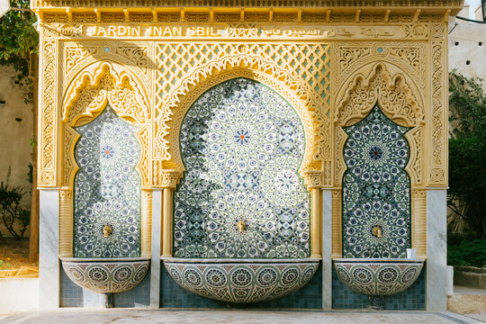 Arabic mosaic fountain