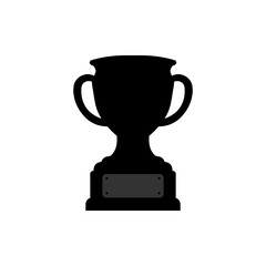 Trophy. Simple icon Flat style element for graphic design star