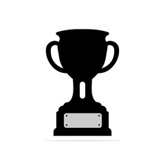 Trophy. Simple icon Flat style element for graphic design star