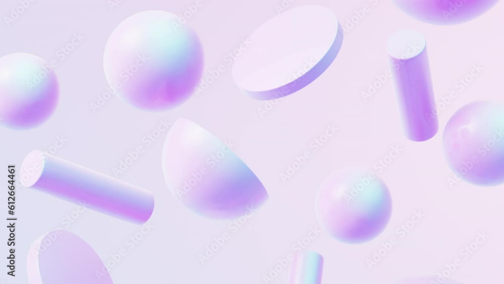 Poster abstract geometry shapes background, 3d rendering.