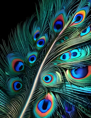 Obraz premium peacock feather 