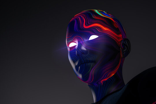 Artificial intelligence in humanoid head