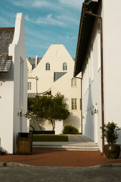 White Building in Rosemary Beach, Florida 30a