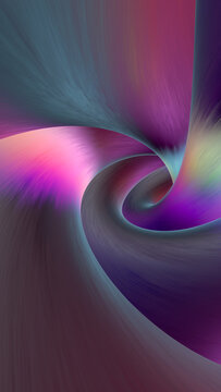 Gradient color bright futuristic spiral.