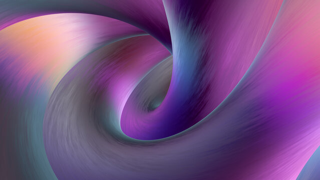 Gradient color bright futuristic spiral.