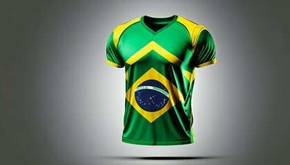 Fototapeta na wymiar jersey uniform concept, soccer jersey, sport t shirt design with copy space
