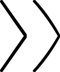 Vector illustration of thin line icon. Simple icon. for mobile and web. Big UI icon in a flat design. UX UI