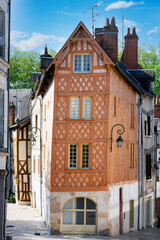 Street of Orleans, France,