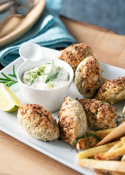 Vegan Healthy Fish and Chips Alternative.