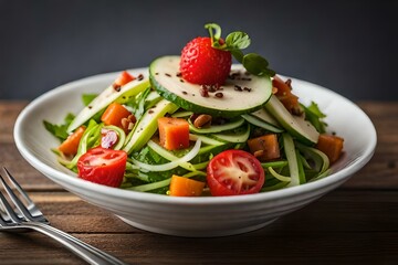 salad with tomatoes