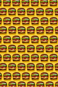 balloons in the shape of a burgers