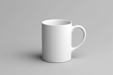 Realistic white cup mockup 3d render ai generated