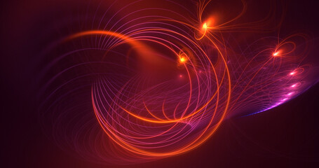 Obraz premium 3D rendering abstract fractal business background