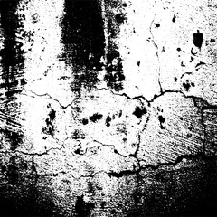 Grunge is black and white. The background is vector abstract. Monochrome texture of scratches, chips, scuffs, dirt. Surreal Backdrop template
