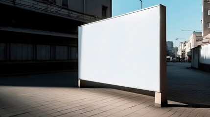Outdoor billboard created with Generative Ai technology