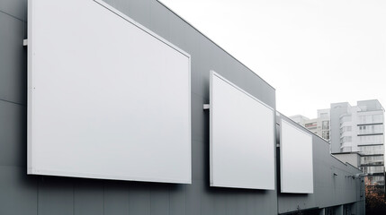 Outdoor billboard created with Generative Ai technology