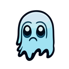 Chibi Hauntings: Cute Ghosts for Spooky Delights - Halloween Illustration with a Playful Twist