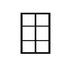 Window silhouette, window clipart