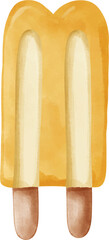 Colorful hand drawn popsicle vector illustration
