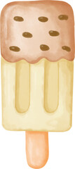 Colorful hand drawn popsicle vector illustration
