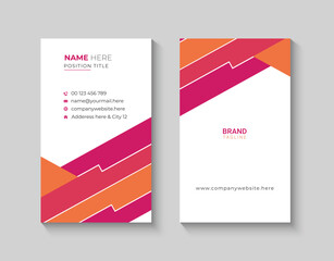 Fototapeta premium Vertical business card