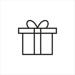 gift vector icon logo template