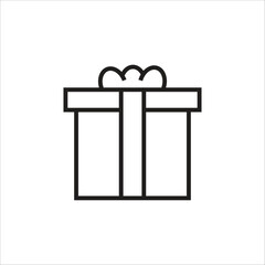 gift vector icon logo template