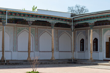 Obraz premium wooden beams inside of old home
