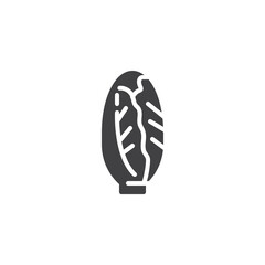 Endive vegetable vector icon