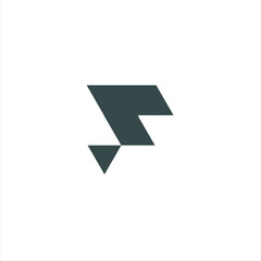 Letter F abstract Logo that combines elegant and professional Letter F Logo.