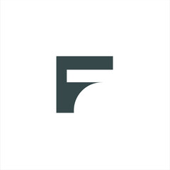 Letter F abstract Logo that combines elegant and professional Letter F Logo.