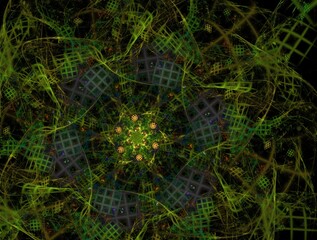 Imaginatory fractal abstract background Image