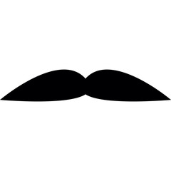 Silhouette Mustache Element-01