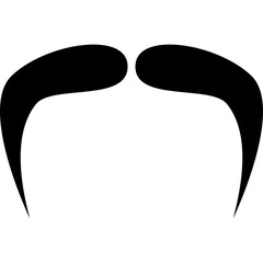 Silhouette Mustache Element-09