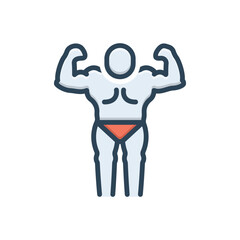 Color illustration icon for armstrong 