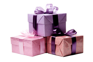 Obraz premium gift boxes, isolated on white background PNG