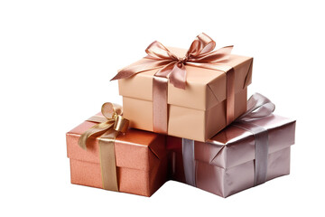 Obraz premium gift boxes, isolated on white background PNG