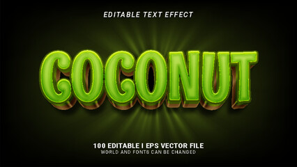 Coconut Text Effect
